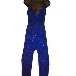 Sleeveless sequin body suit